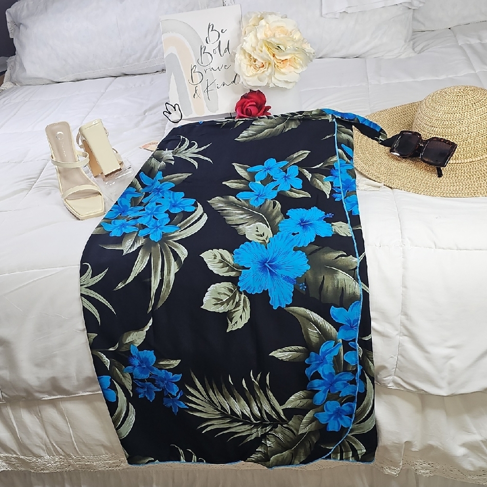 favant Saron Coverup Tropical Swimsuit Coverup Elegant Wear Vacation Beach Wear